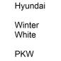 Preview: Hyundai, Winter White, PKW.